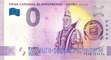 ZEAB-2022-1 PRINZ CARNAVAL BLANKENBERGE - KEVIN I (2017-2022) 