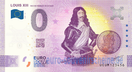 UEUM-2021-13 LOUIS XIII ROI DE FRANCE 1610-1643