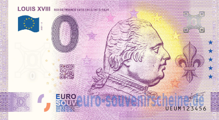UEUM-2021-3 LOUIS XVIII ROI DE FRANCE 1814-1815/1815-1824