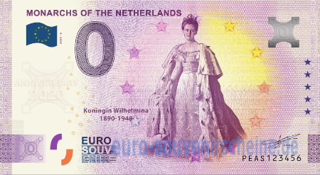 PEAS-2020-6 MONARCHS OF THE NETHERLANDS KONINGIN WILHELMINA